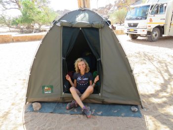 namibia in tenda viaggio di gruppo